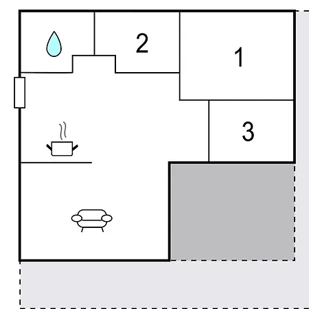 בית נופש 4 Bedroom Cozy In *
