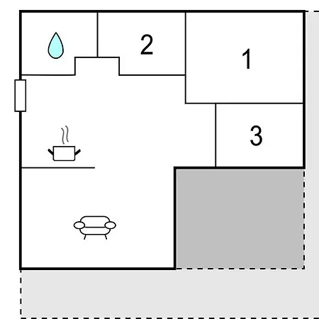 בית נופש 4 Bedroom Cozy In אסנס